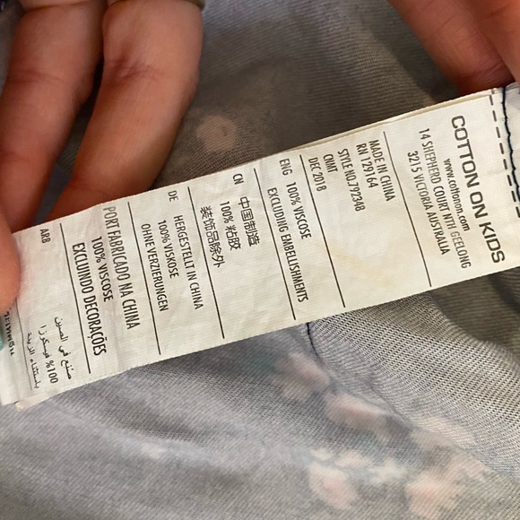 Cotton On Kids floral fit and flare dress - Picture 4 of 7